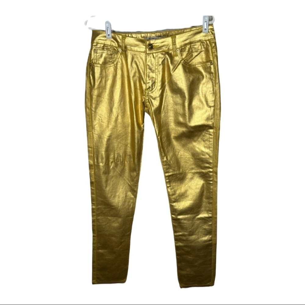 NWT Exocet Gold Metallic Pants Sz 11